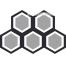 Hex Frame Brun